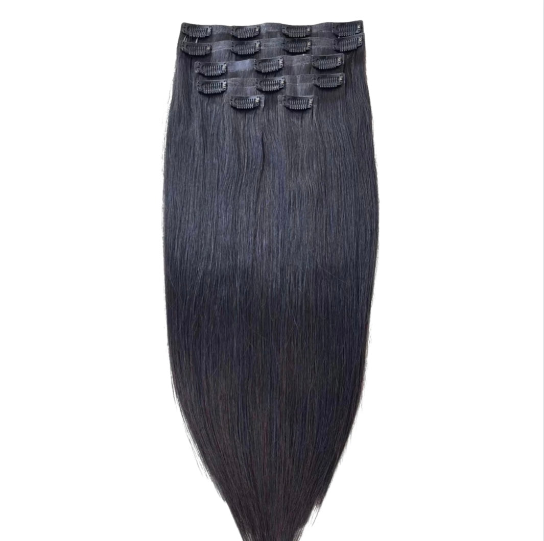 Straight Seemless Clip Ins