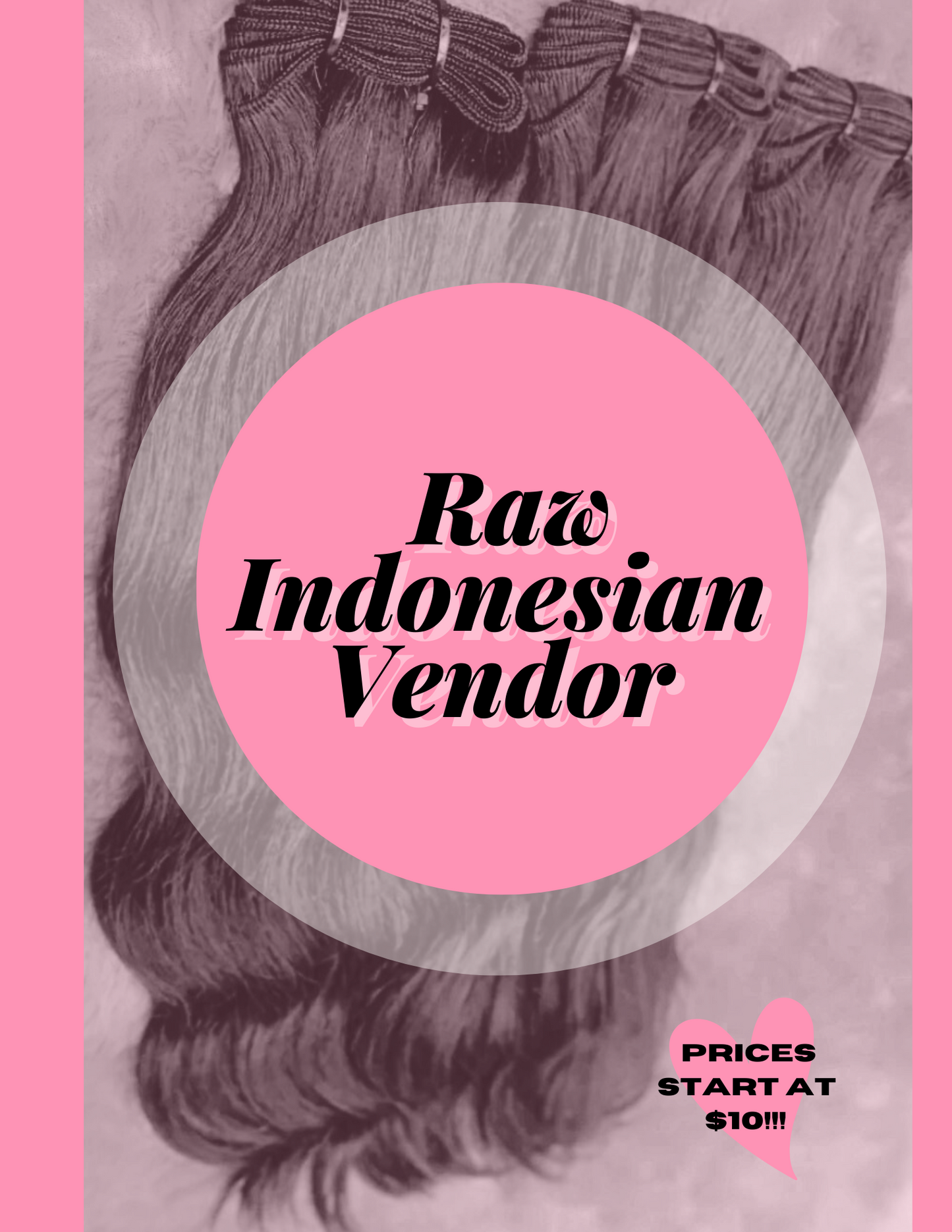 Raw Indonesian Vendor
